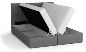 Moderná posteľ s úložným priestorom STIG I 140x200, antracit
