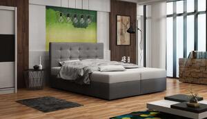 Čalúnená posteľ DELILAH 1 160x200, šedá