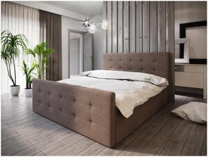 Čalúnená posteľ VASILISA I 140x200, hnedá