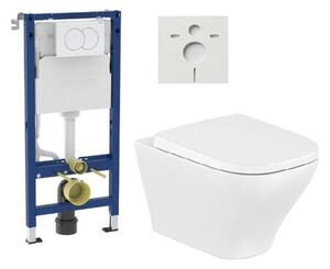 Závesný WC set predstenová montáž Roca Optica SIKOGSROOPTW
