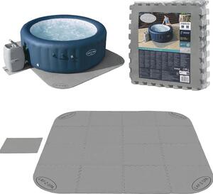 Bestway 60334, Ochrana podlahy, Šedá, Polyetylen, Nafukovací bazén, Bazén, Štvorec, Podlaha