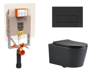 Závesný wc set SAT Brevis na zamurovanie SIKOVZB1