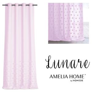 Záclona AmeliaHome Lunare Aj ružová