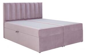 Elegantní čalouněná postel 120x200 ALLEFFRA - hnědá 2