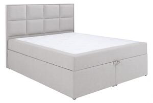 Elegantní čalouněná postel 120x200 ALLEFFRA - hnědá 1