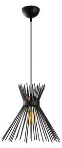 Luster na lanku KIRPI 1xE27/40W/230V čierna