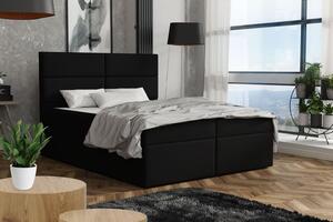 Elegantná posteľ 180x200 ZINA - čierna