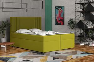 Americká posteľ 140x200 CARA - zelená