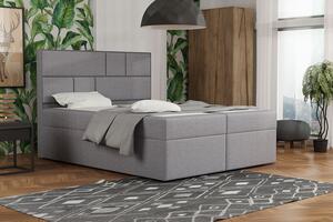 Dizajnová posteľ s úložným priestorom 180x200 MELINDA - šedá 1