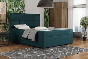 Dizajnová posteľ s úložným priestorom 180x200 MELINDA - modrá 3