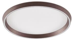 Stropné Lampa Lucande, Rylan, stmievateľné, Hnedá / Hrdzavá, Obývacia izba, Kov, Moderný