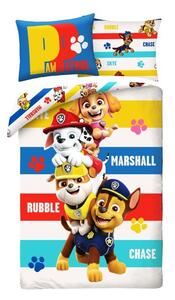 HALANTEX Obliečky Paw Patrol Stripe Bavlna, 140/200, 70/90 cm
