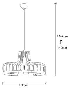 Luster na lanku FELLINI 1xE27/100W/230V