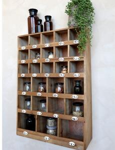 Grimaud prírodná kuchynská deliaca polica na stenu