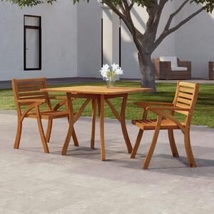 Maison Exclusive - Záhradný stôl 85x85x75 cm Masívne drevo Acacia