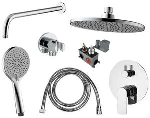 Sprchový set: podomietková batéria PORTO + sprchové príslušenstvo