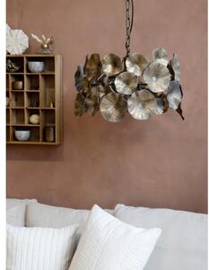 Lampa kvetinová mosadzná