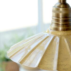 LUNEL lampa v smaltovanej medovej farbe