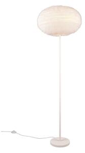 Krémová stojacia lampa (výška 154 cm) Furry – Trio