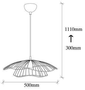 Luster na lanku TEL 1xE27/40W/230V