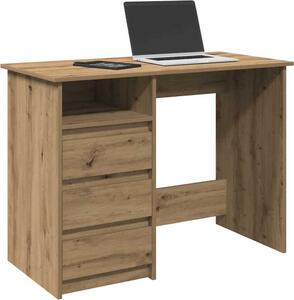 Maison Exclusive - písací stôl Artisan z dubového dreva 102x50x75 cm drevený materiál