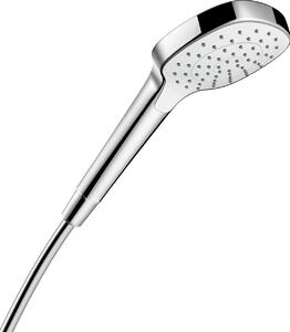 Hansgrohe Croma Select E, Ručná sprchová hlavica, Chróm, Biela, Múr