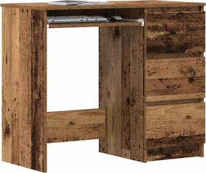 Maison Exclusive – písací stôl v štýle starého dreva 90 x 45 x 76 cm drevený materiál