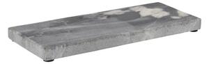 Sivý mramorový podnos Marble grey - 23*9,5*1cm - daan kromhout
