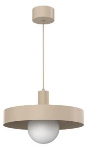 Luster na lanku CANAN 1xE27/15W/230V priemer 40 cm béžový