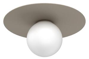 Stropné svietidlo FLAT 1xE27/15W/230V, priemer 35 cm, béžové