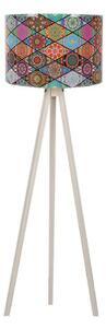 Stojacia lampa AYD 1xE27/60W/230V pestrofarebná/béžová