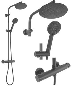 Sprchový set s termostatom Rea BLISS Black