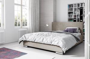 Elegantná čalúnená posteľ Champ 120x200, béžová