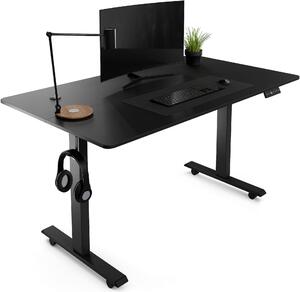 Di volio výškovo nastaviteľný stôl elektrický písací stôl 140x80cm RAPALO čierny