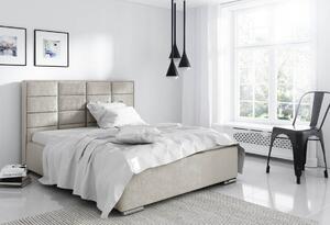 Elegantná manželská posteľ Caffara 120x200, šedá