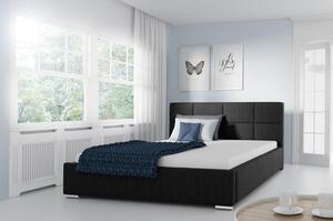 Jednoduchá posteľ Marion 160x200, čierna