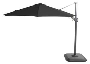 Tmavosivý slnečník ø 300 cm Shadowflex – Hartman