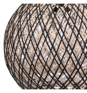 Luster na lanku JUTE 1xE27/60W/230V čierna