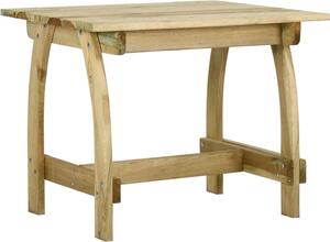 Maison Exclusive – Záhradný stôl 110 x 74 x 75 cm, impregnované borovicové drevo