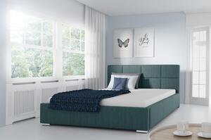 Jednoduchá posteľ Marion 160x200, modrá