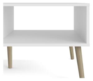 Biely odkladací stolík Tvilum Oslo, 99 x 60 cm