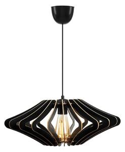Luster na lanku 1xE27/60W/230V čierna pr. 47 cm
