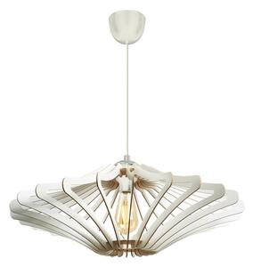 Luster na lanku 1xE27/60W/230V biela pr. 47 cm biela