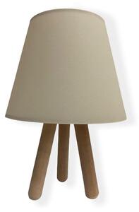 Stolná lampa WOOD 1xE27/60W/230V béžová
