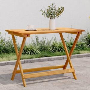 Maison Exclusive - Skladací záhradný stôl 90x52,5x65 cm z masívneho dreva akácie