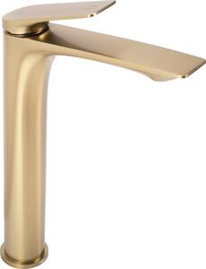 Umývadlová batéria Rea AVALON Brush Gold High