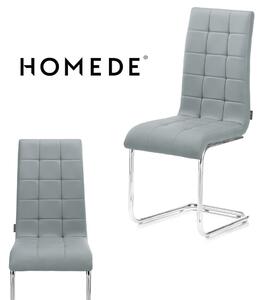 HOMEDE Jedálenská stolička Alcander sivá