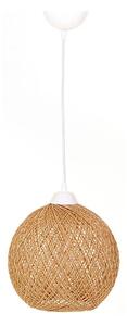 Luster na lanku JUTE 1xE27/60W/230V béžová
