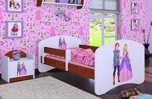 Detská posteľ bez šuplíku 180x90cm PRINC A PRINCEZNÁ