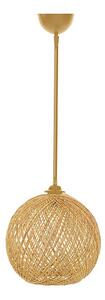 Luster na lanku JUTE 1xE27/60W/230V béžová